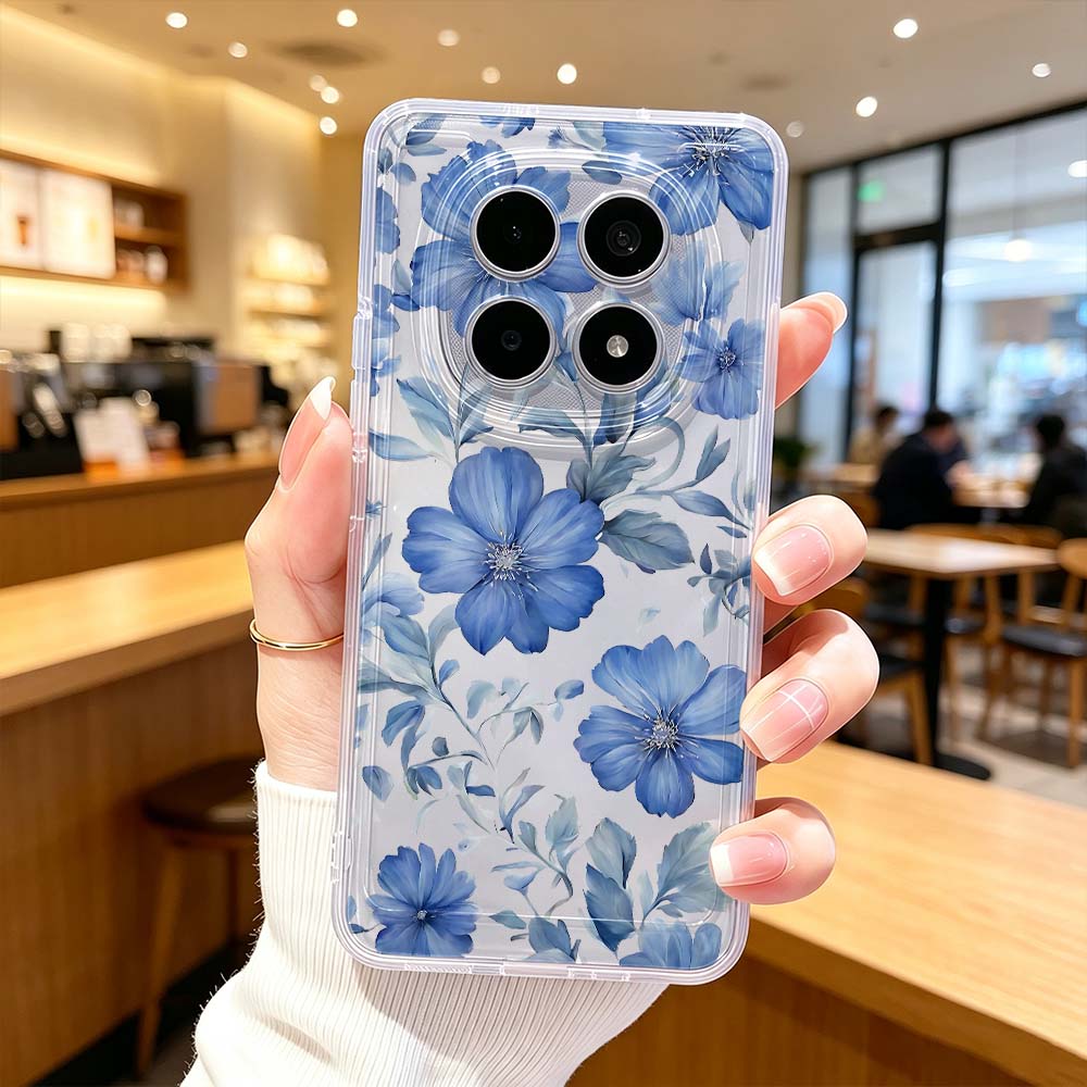 Blue Watercolor Floral Pattern - огляд і ціна Xiaomi Poco X6