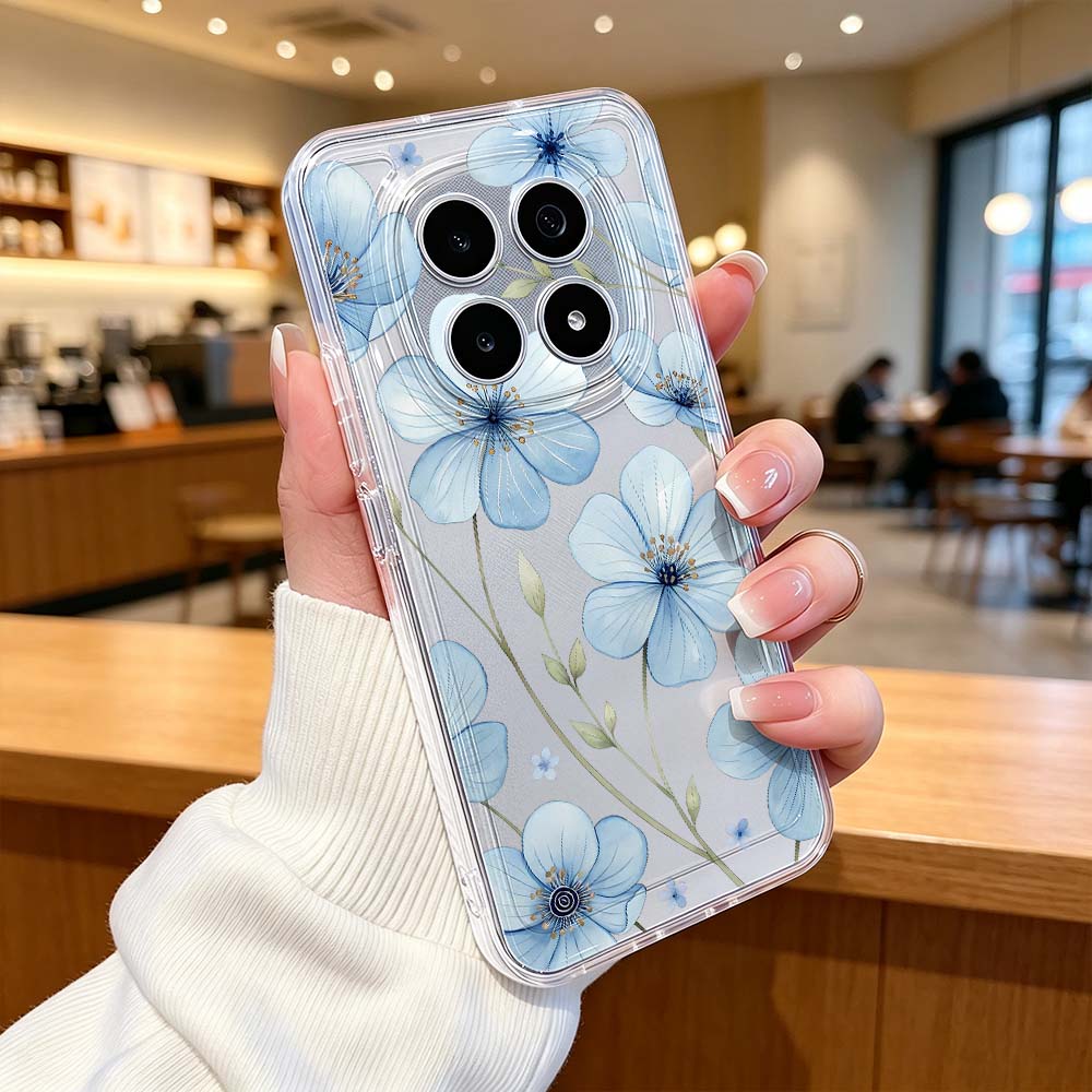 Blue Watercolor Floral Pattern - огляд і ціна Xiaomi Poco X6