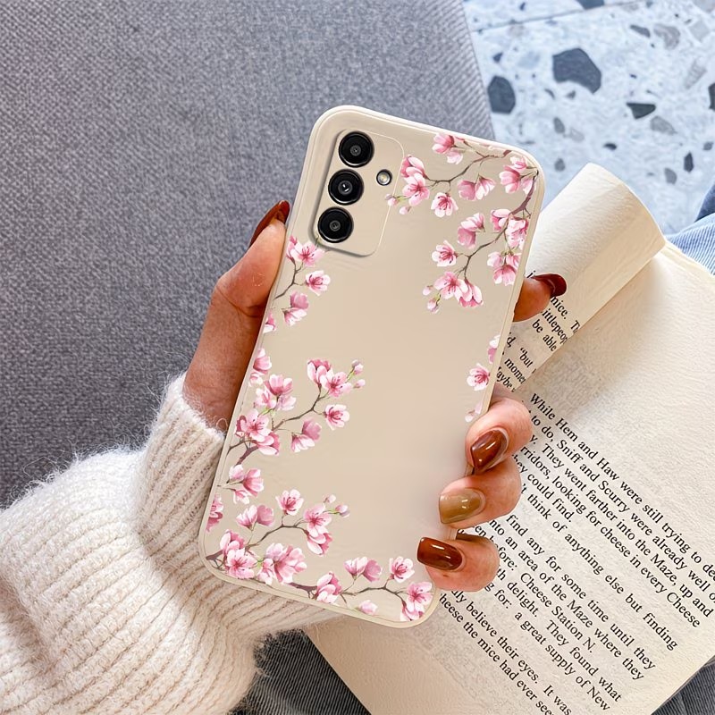 Pink Cherry Blossom Branch Pri - огляд і ціна Samsung Galaxy A55