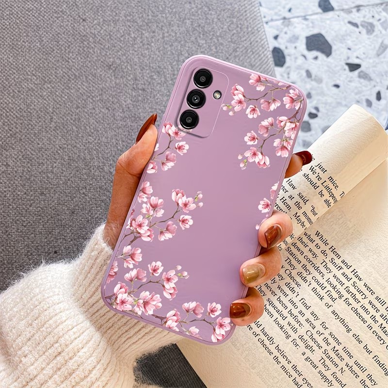 Pink Cherry Blossom Branch Pri - огляд і ціна Samsung Galaxy A55