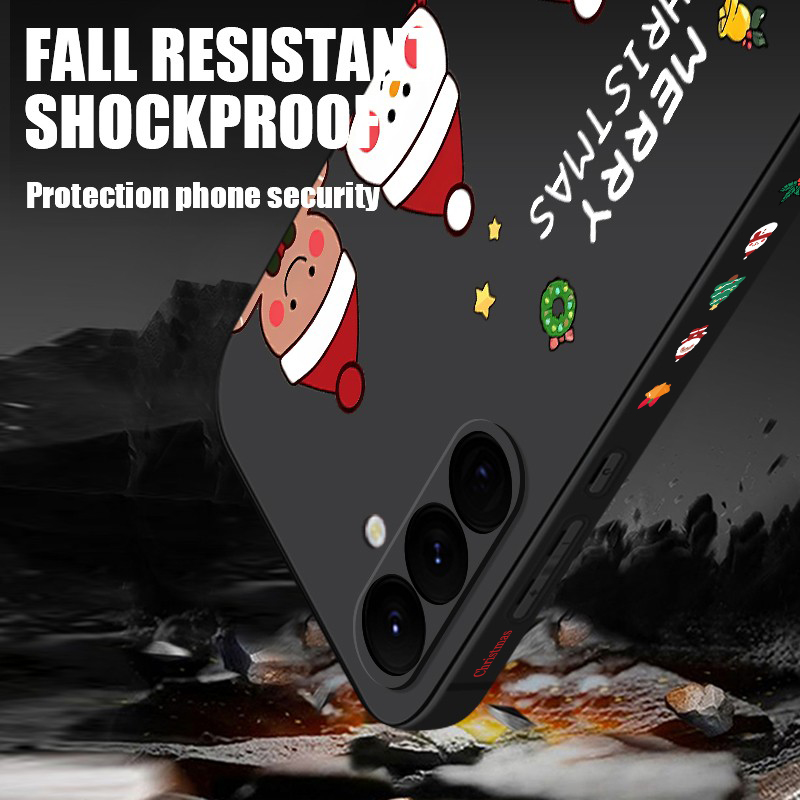 Christmas Snowman Print Phone  - огляд і ціна Samsung Galaxy A55