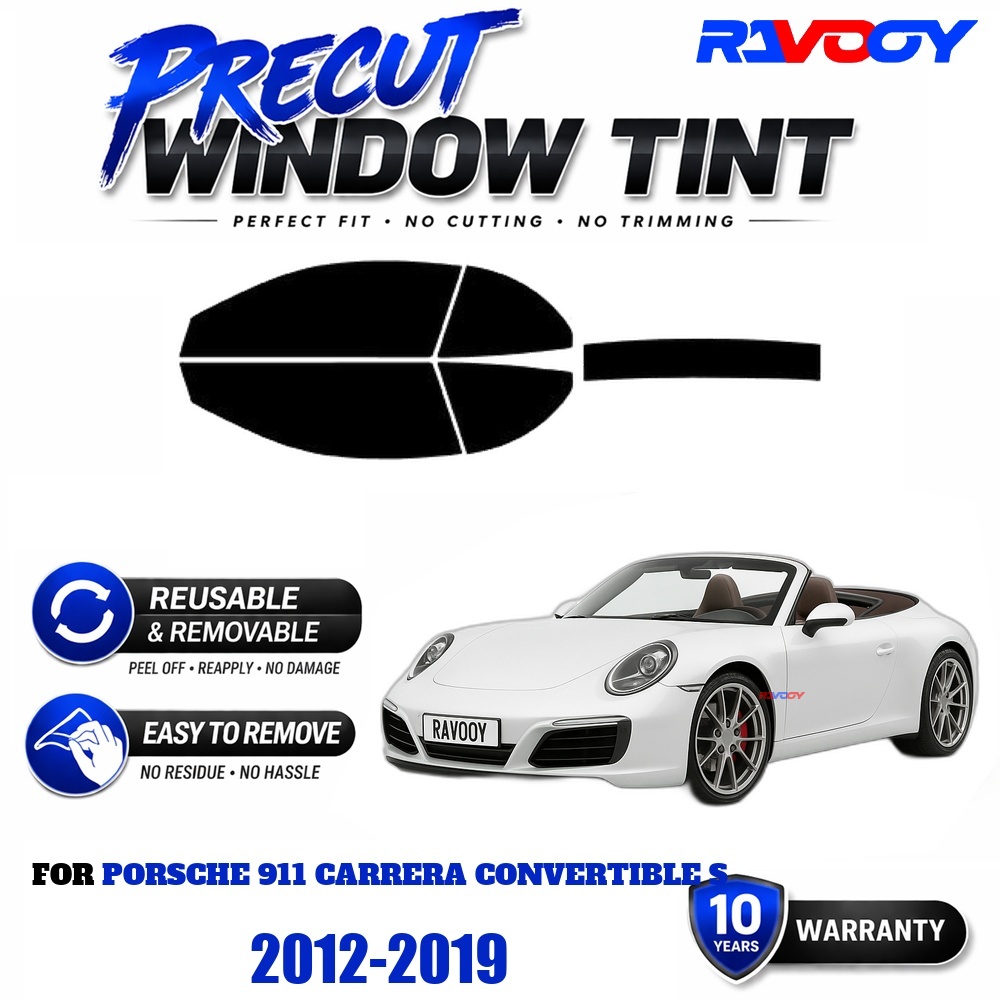 Precut Window Tint, Reusable R - огляд і ціна Air Bubble Remover